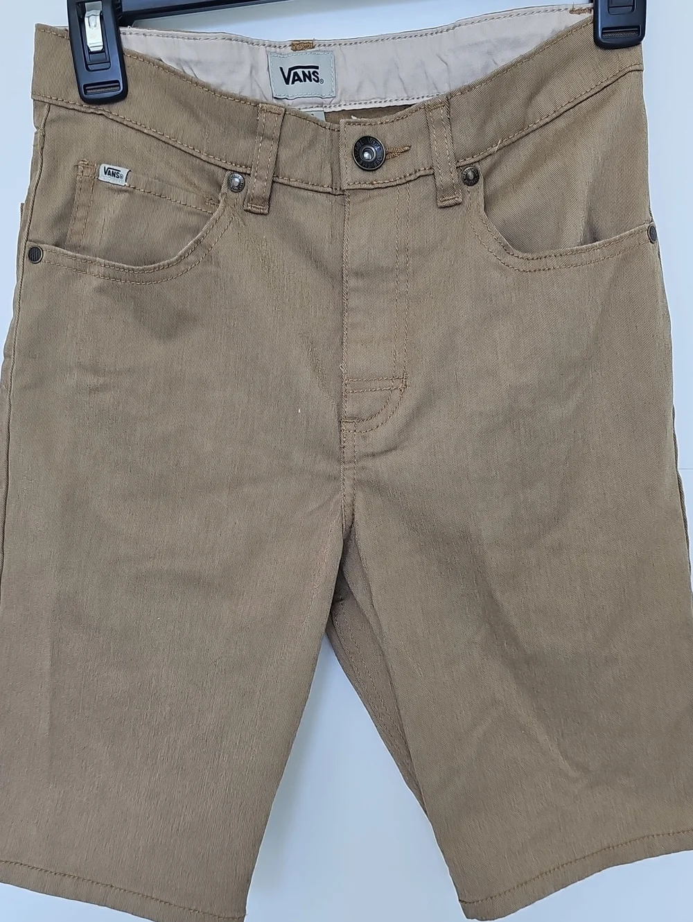 Vans Khaki Shorts Boys Sz 14